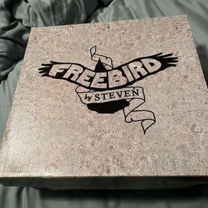 Freebird by Steven.  NIB, never worn.  Genuine leather.  Beautiful.